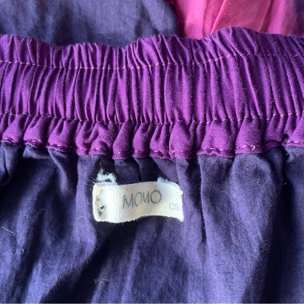 Momo Multicolor Patchwork Cotton Prairie Skirt On… - image 6